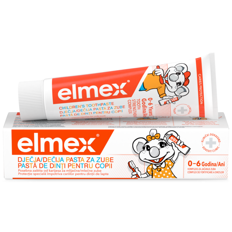 elmex® KIDS dečija pasta za zube za decu od 0-6 godina